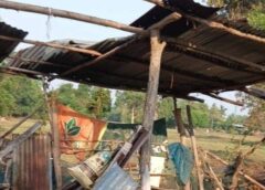 อำเภอห้วยทับทันอ่วม!พายุฤดูร้อนถล่มบ้านเรือน–คอกสัตว์พังเสียหายหนัก