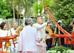 พิธีบวงสรวงคันไถเข้มขลังสืบสานประเพณี ‘แรกนาขวัญ’ อย่างยิ่งใหญ่