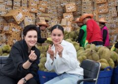 ช่วยเกษตรกรระบายทุเรียน!”ศุภจี”ดึง”พิมรี่พาย”ไลฟ์สดขายหน้าสวนลูกละ100 ตั้งเป้าล้านลูก
