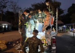 กกล.สุรสีห์สกัดจับชายขับกระบะลอบขน 1,260 ลิตร ขายเมียนมา ลิตรละ 100 บาท