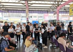 อธิบดีกรมการขนส่งทางบก ลงพื้นที่ศรีสะเกษ ย้ำดูแลประชาชนช่วงสงกรานต์ทุกมิติ