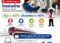 Ch-newsthailand.com สายสีแดง” เข้าร่วมโครงการ ไทยช่วยไทย พลัส 60/40 เริ่มวันที่ 1 มิถุนายน – 30 กันยายน 2569
