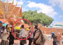 ตำรวจท่องเที่ยวบุกจับแพ็คคู่ไกด์เถื่อนเวียดนาม-ซิตติ่งไกด์  กลางวัดดังย่านภาษีเจริญ
