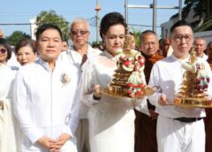 หนึ่งเดียวในโลก “ศุภจี”  อัญเชิญพระบรมสารีริกธาตุประดิษฐานบนบุษบกเชื่อมศรัทธาไทย–ศรีลังกา