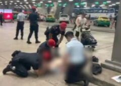 ทุกนาทีมีค่า! ชื่นชม รปภ.หมวกแดงสุวรรณภูมิ ทำ CPR–ใช้ AED ชีวิตผู้โดยสารเกาหลี  จนชีพจรกลับมา
